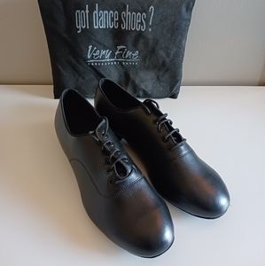 Very Fine Men's Perseus Ballroom Dance Black Shoes, Size 10